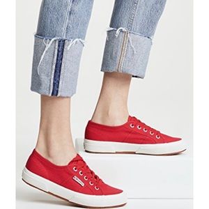 SUPERGA red shoes